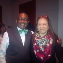 Dr. Lowe with Panetha Ott, Director of Admissions, International Recruitment at Brown University.